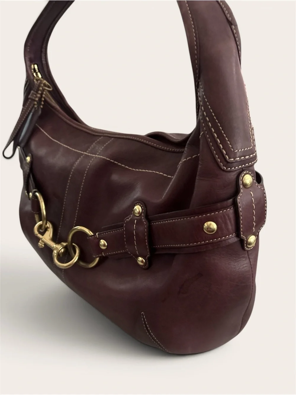 Coach Ergo Hobo Horsebit Hobo Shoulder Bag, in a burgundy E0793-11262 RARE!!